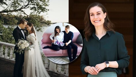 Sanna Marin ir Markusas R&auml;ikk&ouml;nenas