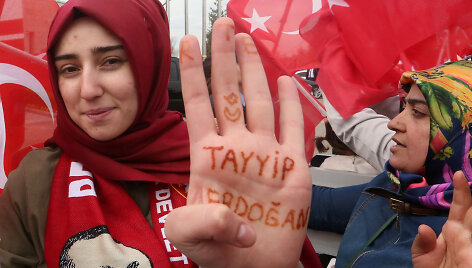 Recepo Tayyipo Erdogano rėmėjai
