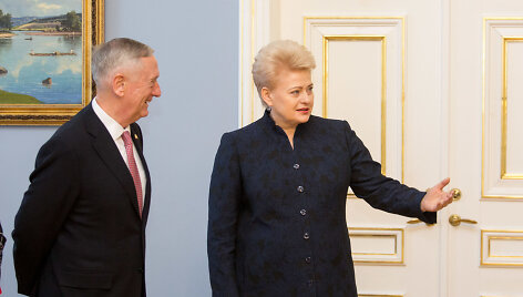 Jamesas Mattisas ir Dalia Grybauskaitė