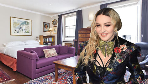 Londone trumpalaikei nuomai i&scaron;nuomojamas butas, kuriame gyveno popkaralienė Madonna