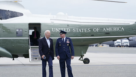 Joe Bidenas i&scaron;skrenda į Europą