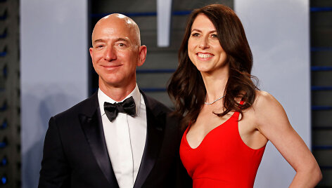 Jeffas ir MacKenzie Bezos