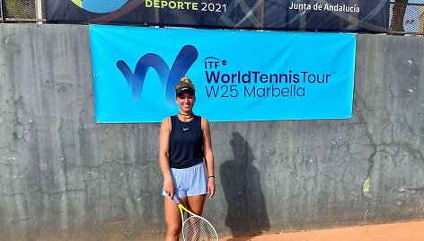 Akvilė Paražinskaitė dalyvauja teniso turnyre Ispanijoje.