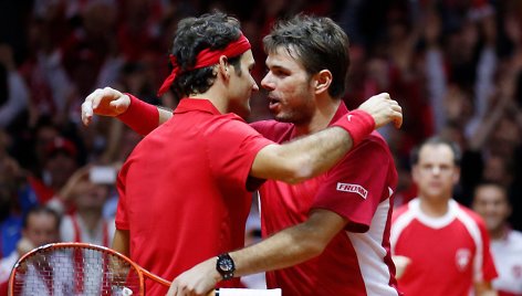 Rogeris Federeris ir Stanislas Wawrinka