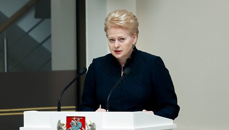 Lietuvos prezidentė Dalia Grybauskaitė