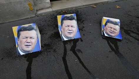 I&scaron;niekintos V.Janukovyčiaus nuotraukos