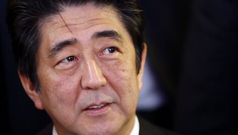 Japonijos ministras pirmininkas Shinzo Abe