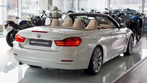 BMW 4 kabrioletas Lietuvoje 