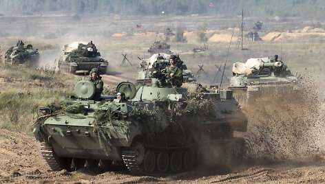 Baltarusijos karinė technika prie&scaron; &bdquo;Zapad 2017&ldquo;