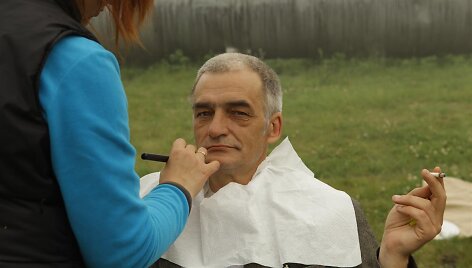 Valerijus Jevsejevas &ndash; pasiruo&scaron;imas filmavimui.