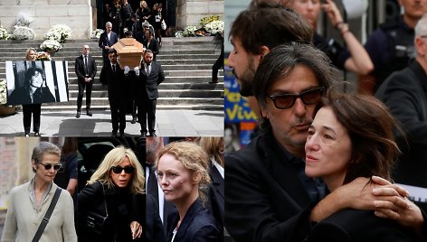 Jane Birkin laidotuvės Paryžiuje