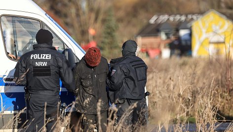 Vokietijos policija suėmė aktyvistą Liucerato kaimelyje