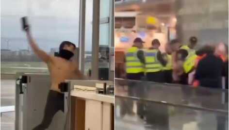 Įvykio vietoje: vandalizmas ir įtariamojo sulaikymas