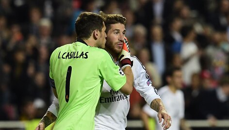 Ikeras Casillas ir Sergio Ramosas