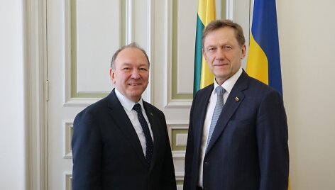 &Scaron;arūnas Birutis susitiko su Virginijumi Vitalijumi Vilkeliu