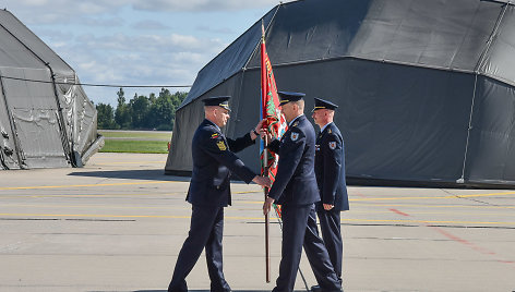 Karinių oro pajėgų Aviacijos bazės vadovo paskyrimo ceremonija