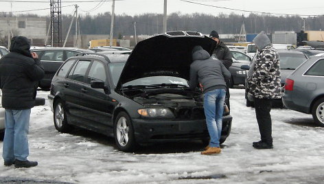 Kauno automobilių turgus sausį