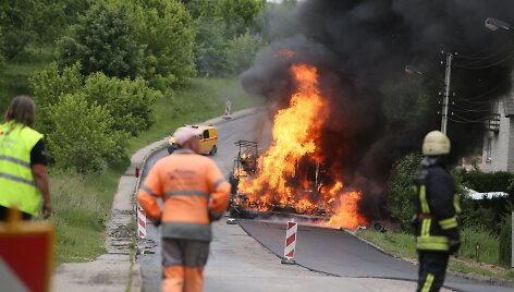 Gaisras Chemijos gatvėje