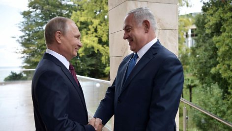 Vladimiro Putino ir Benjamino Netanyahu susitikimas Sočyje