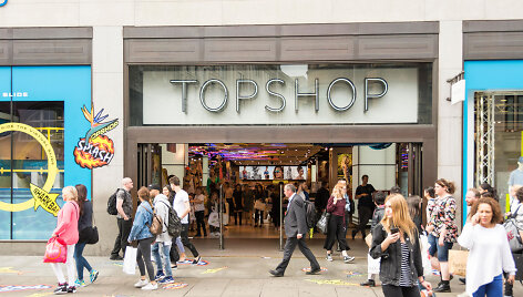 &bdquo;Topshop&ldquo; parduotuvė