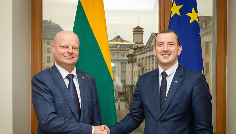 Saulius Skvernelis ir Virginijus Sinkevičius
