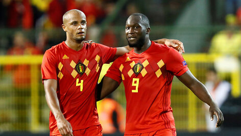 Vincentas Kompany ir Romelu Lukaku