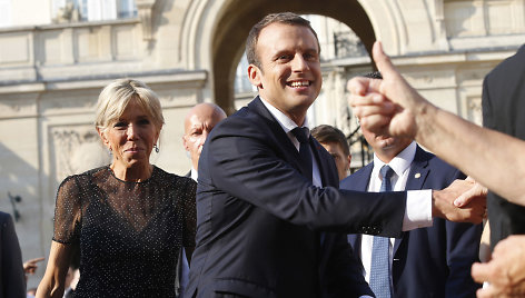 Prancūzijos prezidentas Emmanuelis Macronas