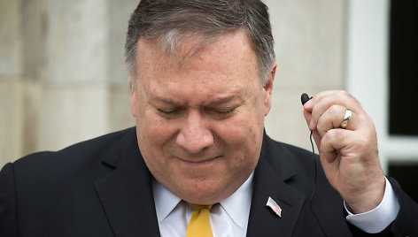 Mike'as Pompeo Vokietijoje