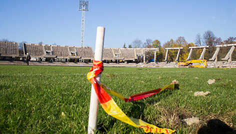 Ekskursija S. Dariaus ir S. Girėno stadiono statybvietėje