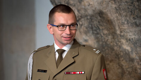 Lenkijos gynybos ata&scaron;ė akreditacijos ir atsisveikinimo ceremonija