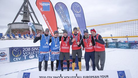 Lietuviai iškovojo sniego tinklinio medalius