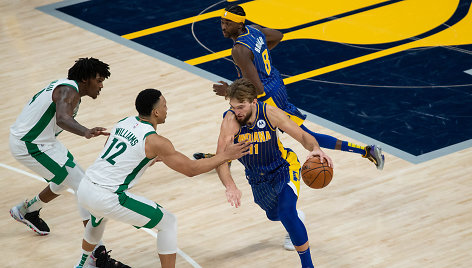 Domantas Sabonis paskutinėje „Pacers“ atakoje