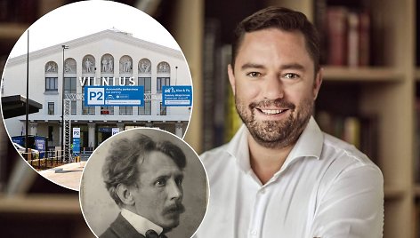 Liudvikas Andriulis, M.K. Čiurlionis, Vilniaus oro uostas