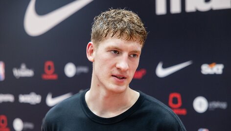 Kasparas Jakučionis jaunųjų krep&scaron;inio talentų stovykloje