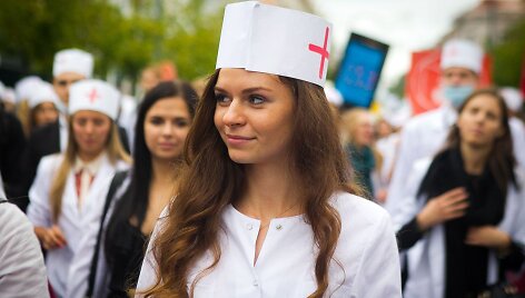 Vilniaus Universiteto (VU) studentai griausmingai paminėjo mokslo metų pradžią.