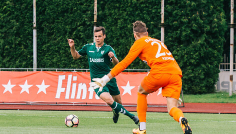 &bdquo;Kauno Žalgirio&ldquo; ir Vilniaus &bdquo;Žalgirio&ldquo; mačas Kaune baigėsi 1:1.