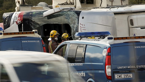 Autobuso avarija Ispanijoje