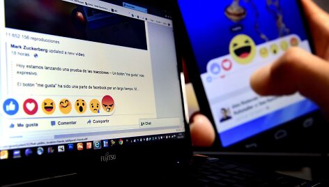 &bdquo;Facebook&ldquo; emocijų ikonos