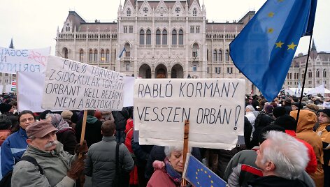 Protestas Vengrijoje