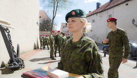 Karių išlydėtuvių ceremonija Šv. Ignoto bažnyčioje