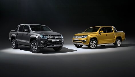 &bdquo;Volkswagen Amarok Aventura Exclusive&ldquo; ir &bdquo;Volkswagen Amarok Dark Label&ldquo;