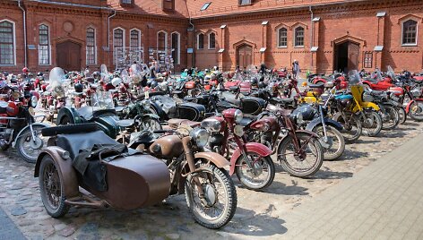 Senovinių motociklų sąskrydyje laukiama maždaug 100 dalyvių