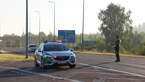 Kauno ir Šiaulių policija Kryžkalnyje surengė bendrą reidą