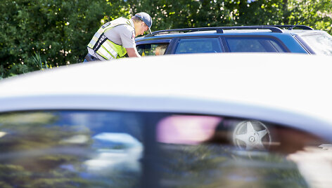 Rytinis Vilniaus kelių policijos reidas