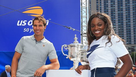 Trečiąją turnyro dieną žais Rafaelis Nadalis bei Sloane Stephens