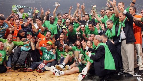 Ramūnas Šiškauskas, Robertas Javtokas ir „Panathinaikos“ triumfas 2007 m.