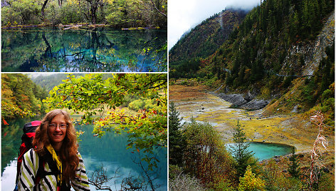 Dziudžaigou (Jiuzhaigou) nacionalinis parkas Kinijoje