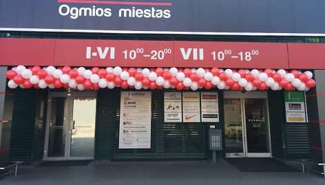 Prekių asortimentas / &bdquo;Parko Outlet&ldquo; nuotr.