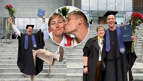  Norbertas Liatkovskis su mama