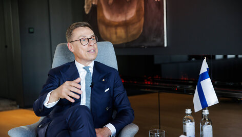 Interviu su  Suomijos prezidentu Alexanderiu Stubbu